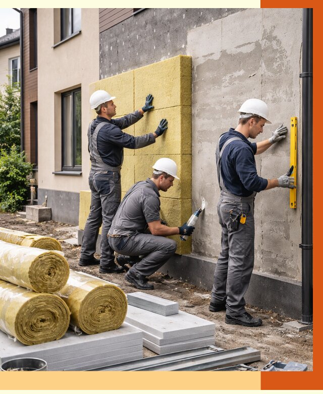 Утепление таунхауса в Донецке от 7883 руб/м2 — комплекс под ключ | ТепломастерДнк