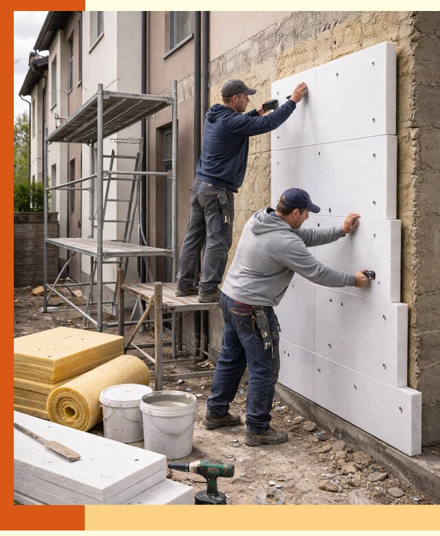 Утепление таунхауса с гарантией комфорта в Донецке