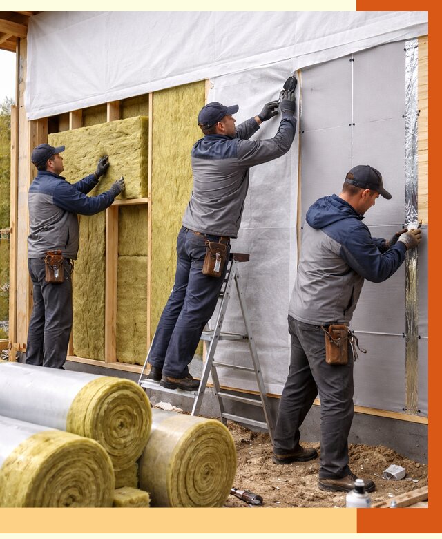 Утепление каркасного дома в Донецке от 4598 руб./м2 — профессионально | ТепломастерДнк