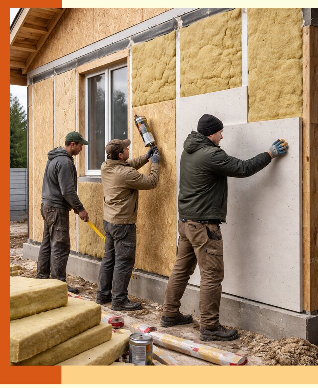 Профессиональное утепление дома из SIP-панелей в Донецке