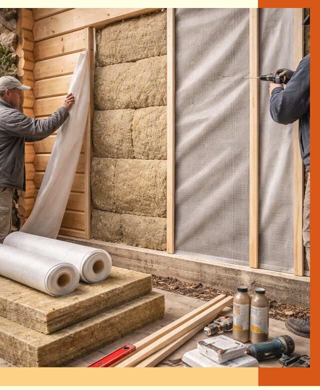 Утепление дома из минибруса в Донецке от 4927 руб/м2 — заказать профессионально | ТепломастерДнк