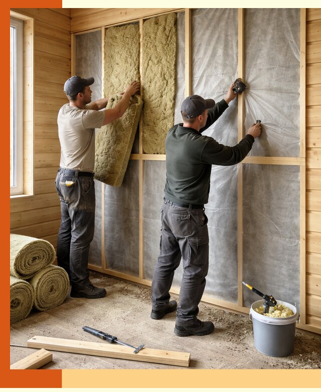 Утепление дома из минибруса в Донецке: комплексные теплоизоляционные работы