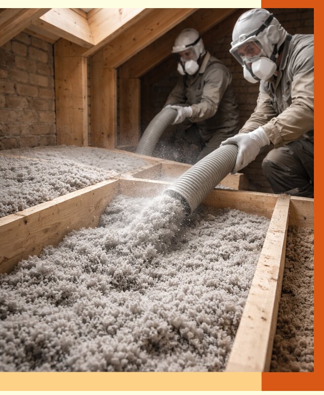 Утепление коттеджа эковатой в Донецке от 2737 руб./м² — комплексная задувка и монтаж | ТепломастерДнк