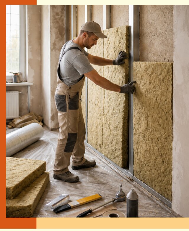 Утепление квартиры в Донецке — комплексная теплоизоляция стен и полов