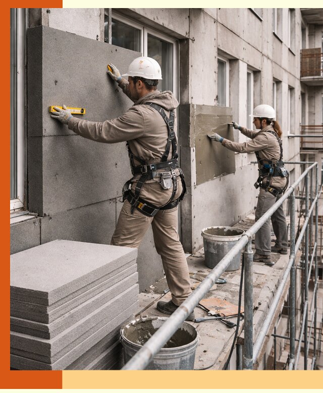 Утепление квартиры снаружи под ключ в Донецке