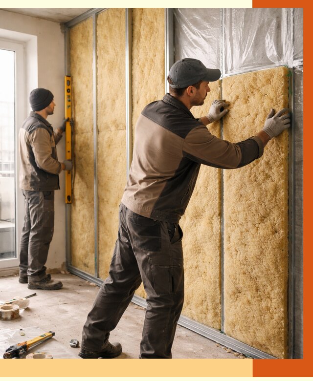 Утепление квартиры изнутри в Донецке от 4762 руб. за м2 | Проф. работы ТепломастерДнк