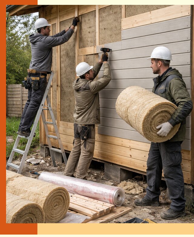 Утепление бани снаружи в Донецке профессионально и надежно