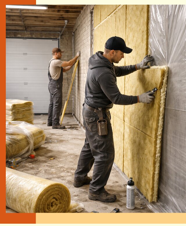 Утепление гаража под ключ в Донецке — все виды теплоизоляции