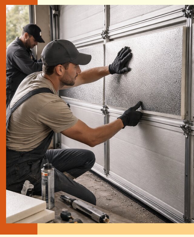 Утепление гаражных ворот в Донецке качественно и надежно