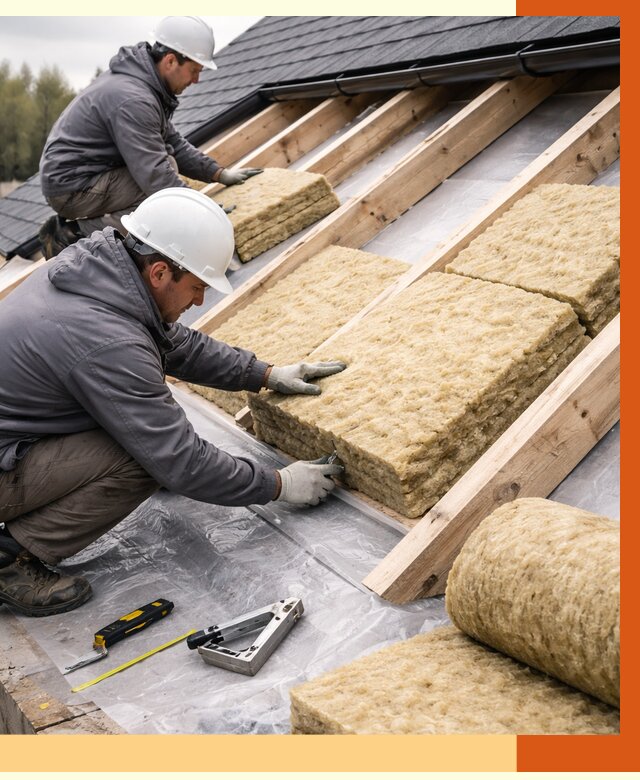 Утепление крыши в Донецке от 2025 руб./м2 — комплексное утепление кровли | ТепломастерДнк