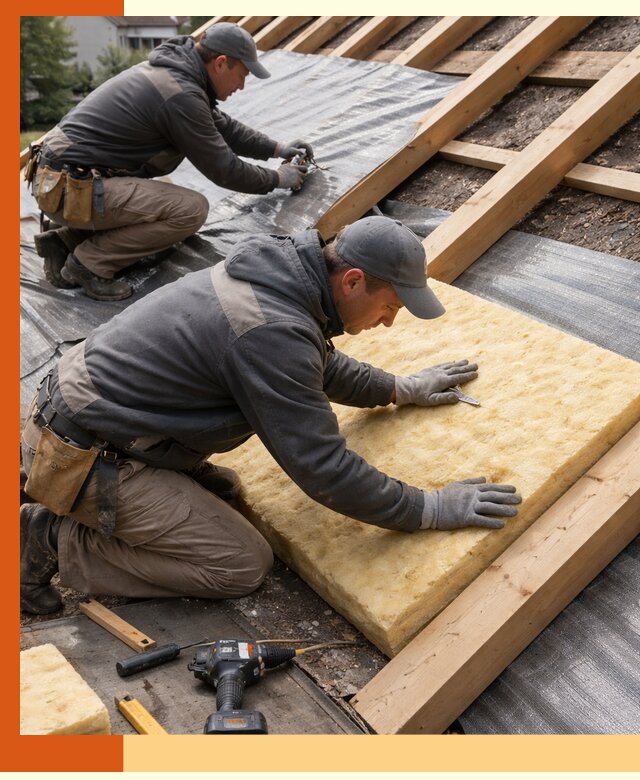 Профессиональное утепление крыши в Донецке качественно и надежно