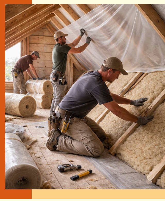 Утепление крыши изнутри в Донецке: профессионально и надежно