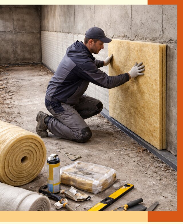 Утепление фундамента изнутри в Донецке от 4598 руб./м2 — работы под ключ | ТепломастерДнк