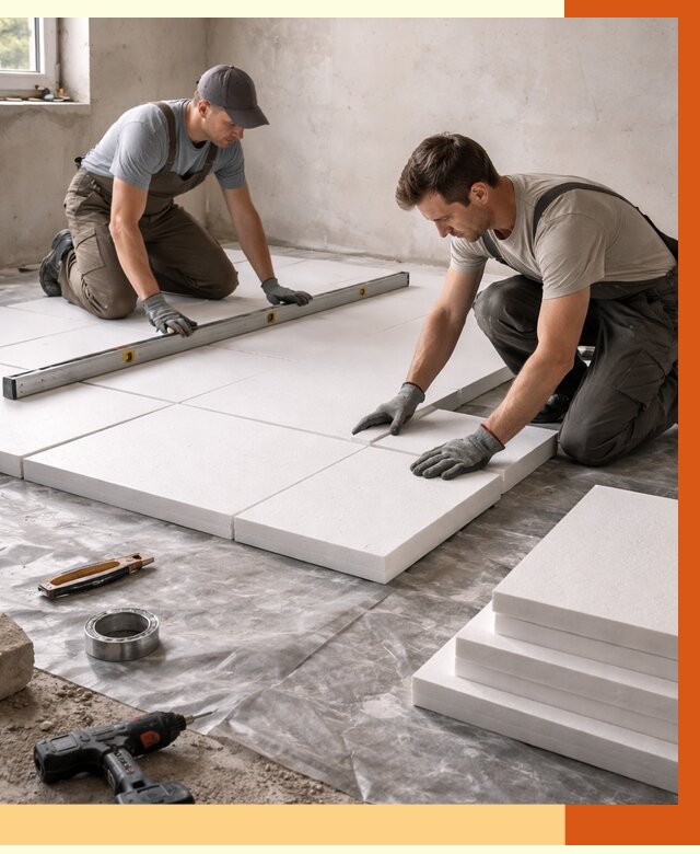 Утепление бетонного пола в Донецке от 2737 руб/м2 — монтаж и цена | ТепломастерДнк