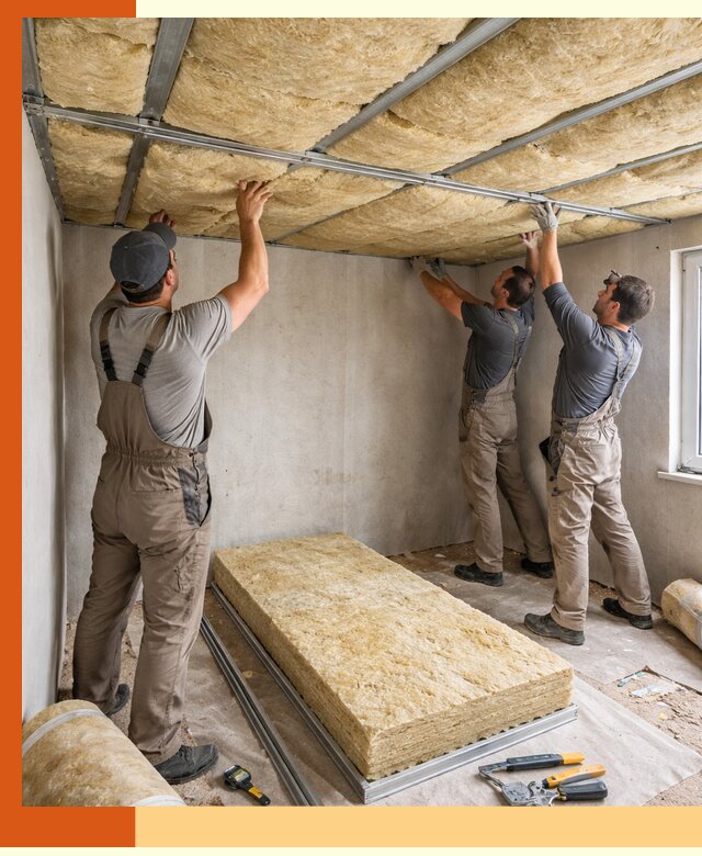 Утепление потолка в Донецке — тепло и без сквозняков