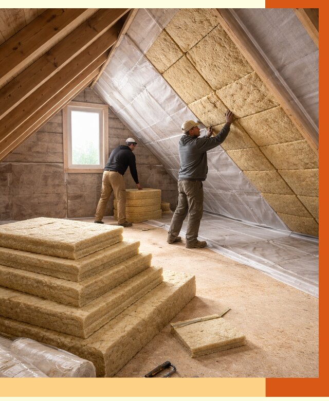 Утепление мансарды в Донецке от 2737 руб/м2 — комплексно и под ключ | ТепломастерДнк