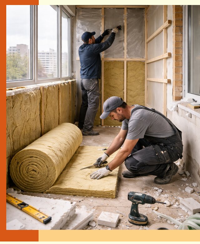 Утепление балкона под ключ в Донецке качественно и быстро