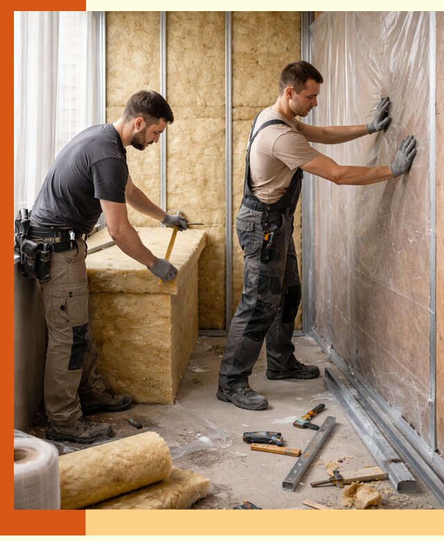 Профессиональное утепление лоджии в Донецке эффективно и надежно