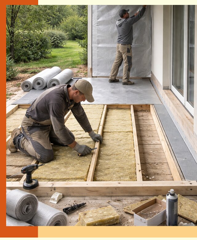 Утепление террасы в Донецке — тепло и защита круглогодично