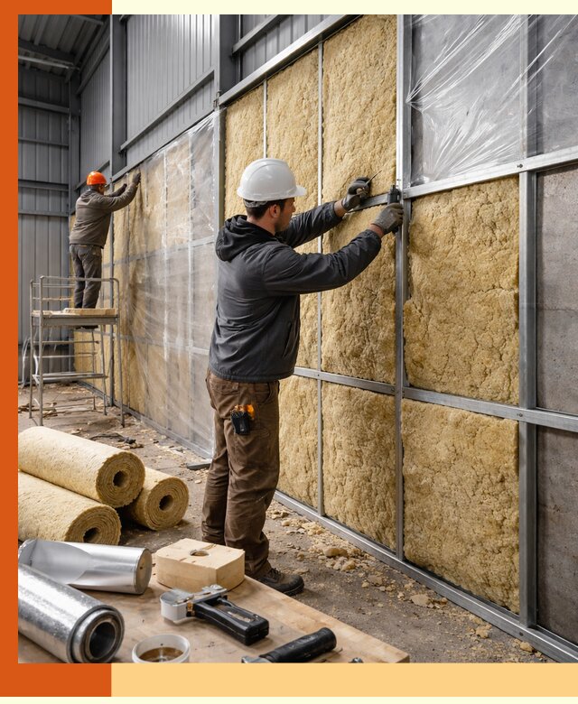 Утепление ангара в Донецке — профессиональная теплоизоляция помещений