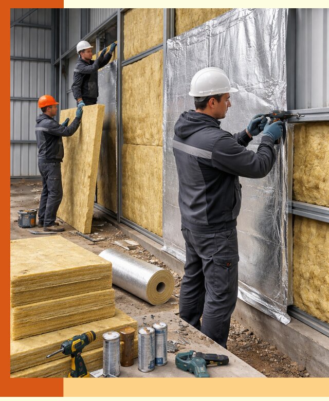 Утепление металлического ангара профессионально в Донецке