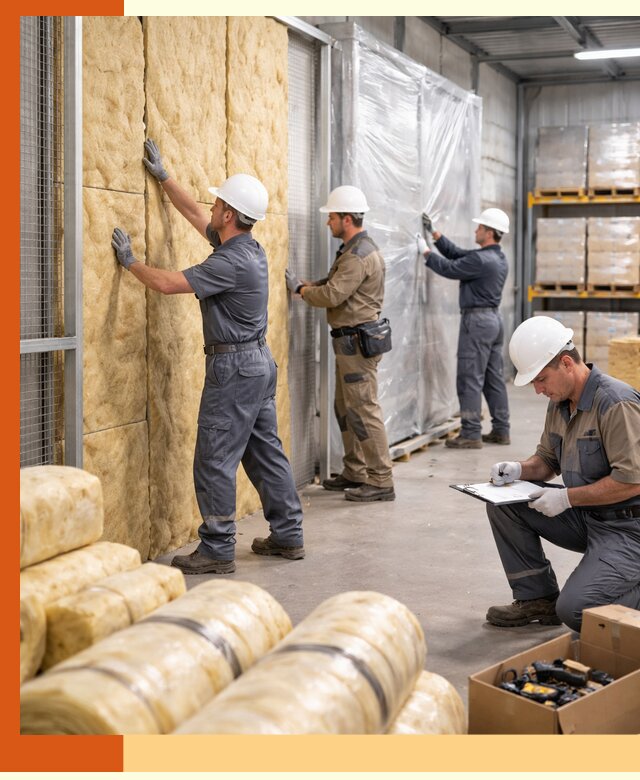 Утепление склада готовой продукции в Донецке качественно и быстро