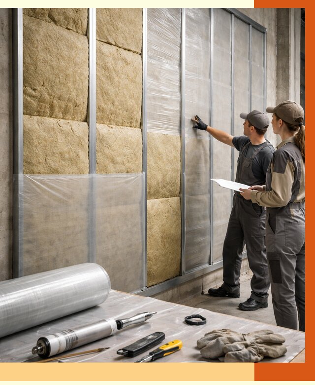 Утепление склада химсырья в Донецке от 4927 руб. под ключ | ТепломастерДнк