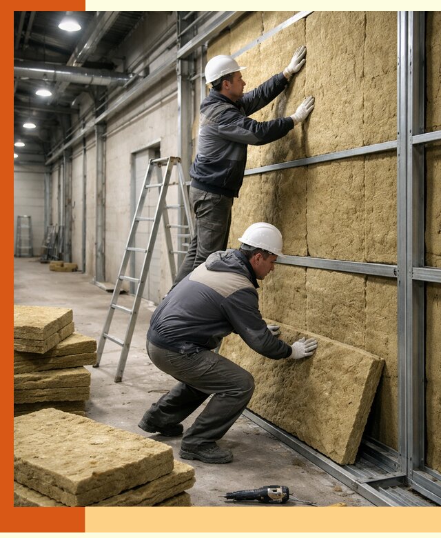 Утепление цеха под ключ в Донецке с гарантией качества