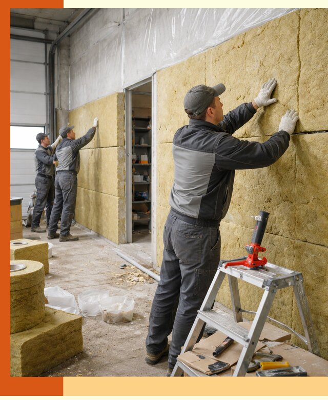 Утепление автосервиса и мастерских в Донецке качественно и надёжно