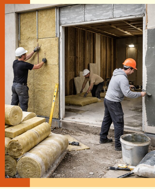 Утепление торгового павильона в Донецке — качественно и энергоэффективно