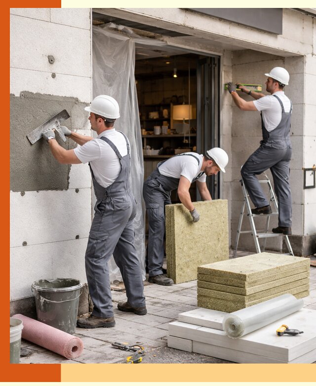 Утепление кафе в Донецке: профессиональная теплоизоляция и монтаж