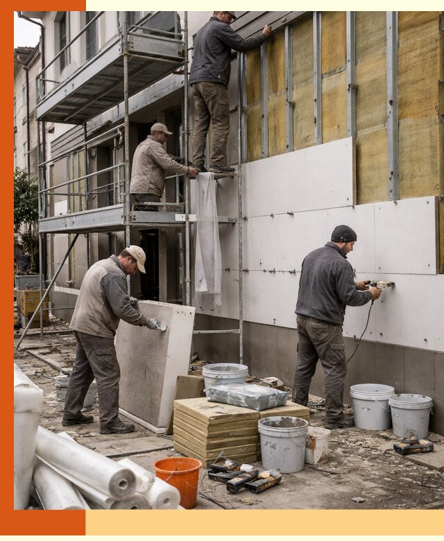 Утепление гостиницы под ключ в Донецке с гарантией качества