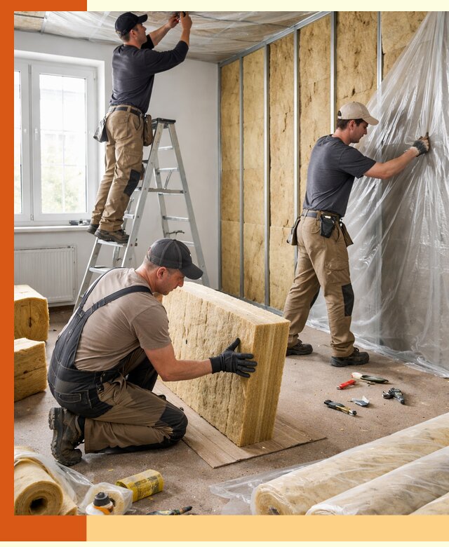 Утепление офисных помещений под ключ в Донецке