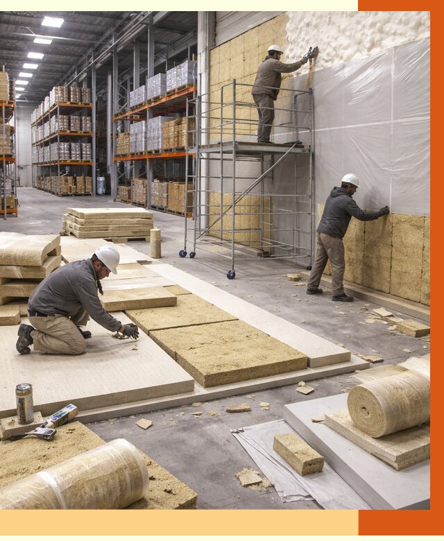 Утепление складского терминала в Донецке от 8211 руб./м² под ключ | ТепломастерДнк