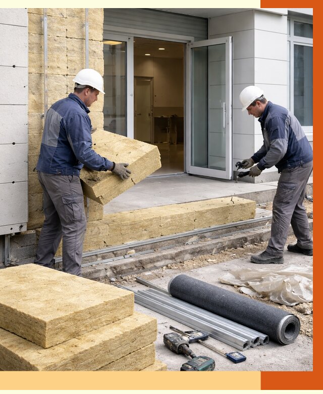 Утепление медицинского центра в Донецке под ключ от 13685 руб./м² | ТепломастерДнк