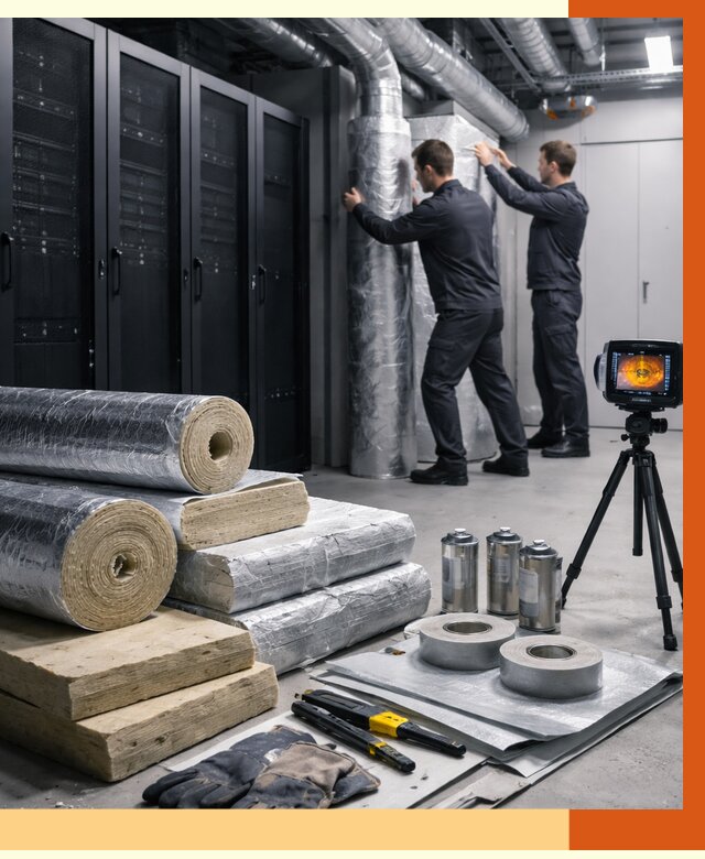 Утепление серверной в Донецке от 9306 руб./м² — комплексно под ключ | ТепломастерДнк