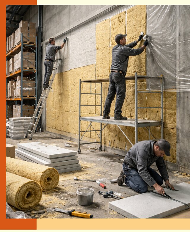 Утепление холодного склада под ключ в Донецке