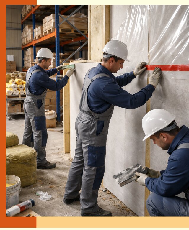 Утепление теплого склада под ключ в Донецке