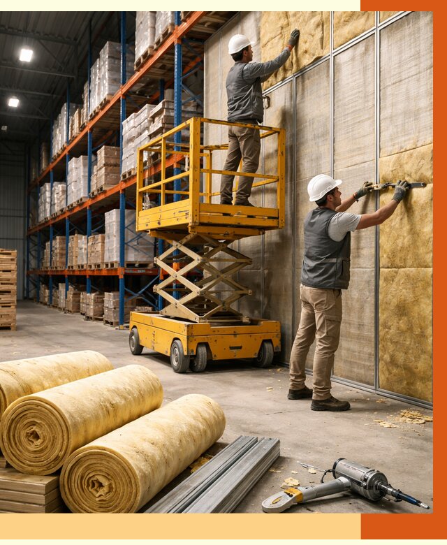 Утепление торгового склада в Донецке от 3503 руб/м2 — комплексно и под ключ | ТепломастерДнк