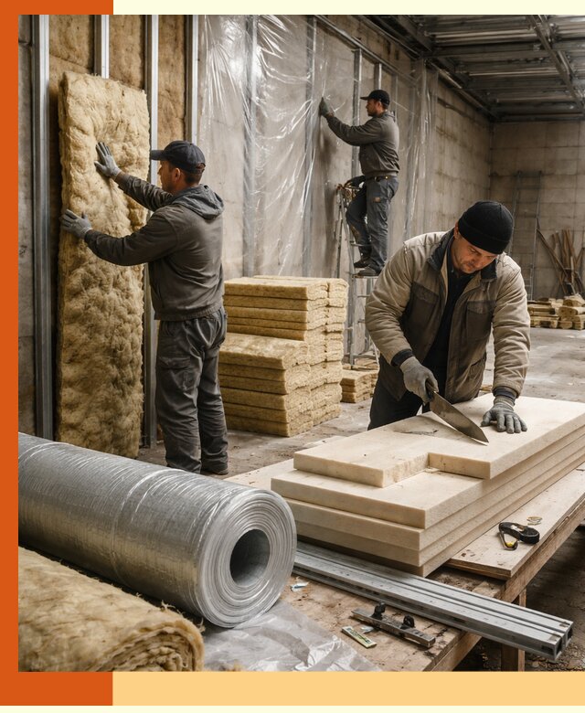 Утепление торгового склада в Донецке с энергоэффективными решениями