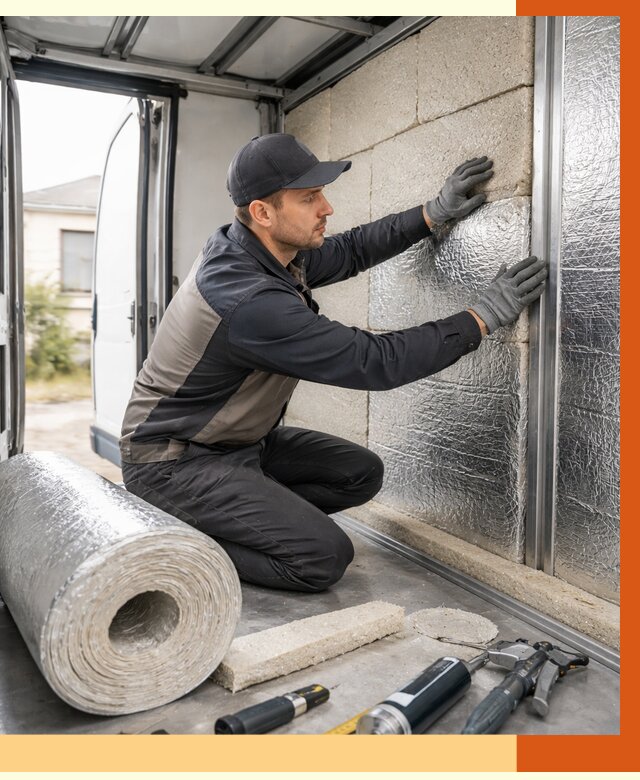 Утепление фургона рефрижератора в Донецке от 13685 руб./м² под ключ | ТепломастерДнк