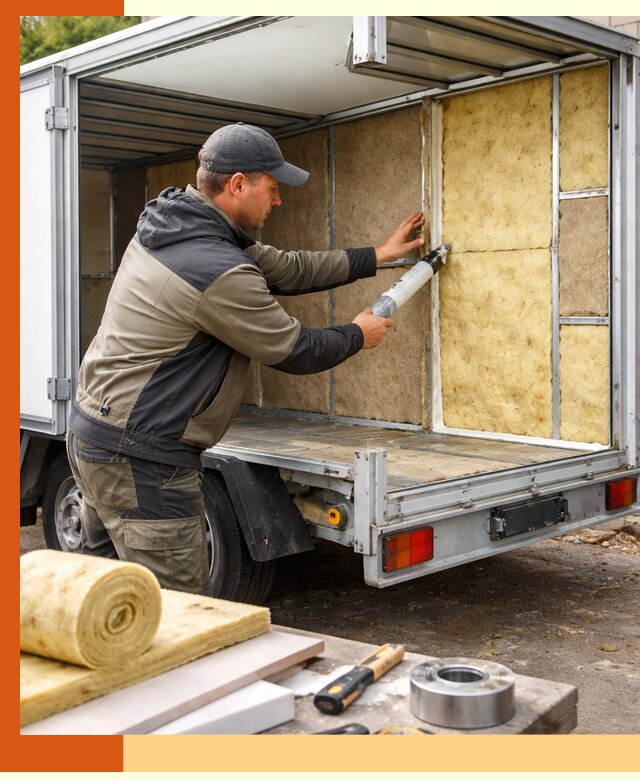 Профессиональное утепление прицепа в Донецке для любых условий