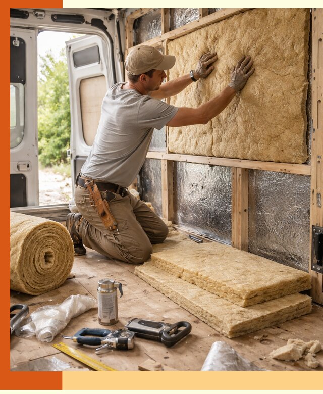 Утепление кемпера под ключ в Донецке с гарантией качества