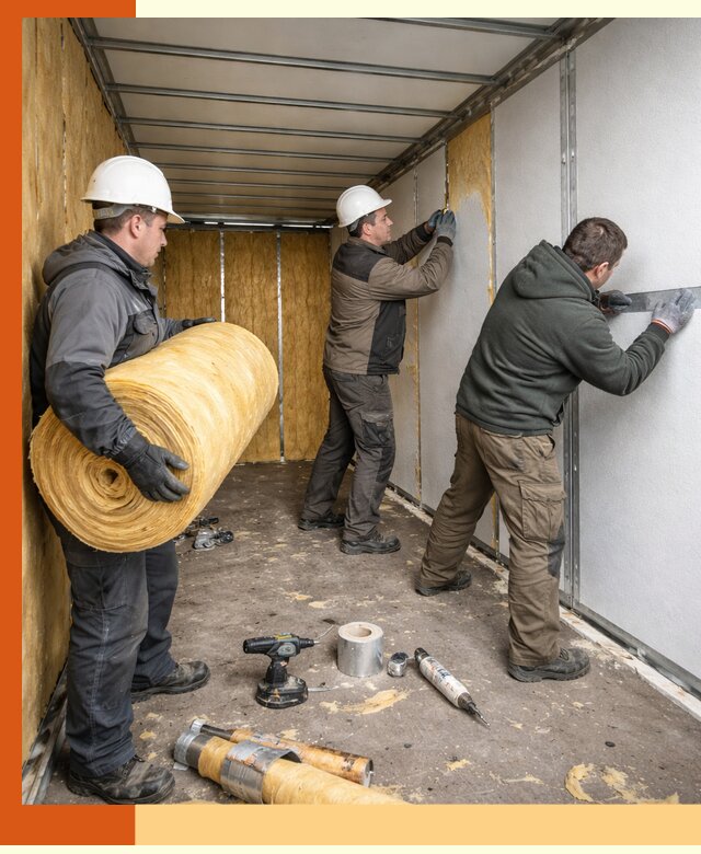 Утепление рефрижераторного контейнера в Донецке профессионально и надежно