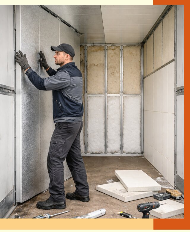 Утепление холодильного кузова в Донецке от 14780 руб. под ключ | ТепломастерДнк