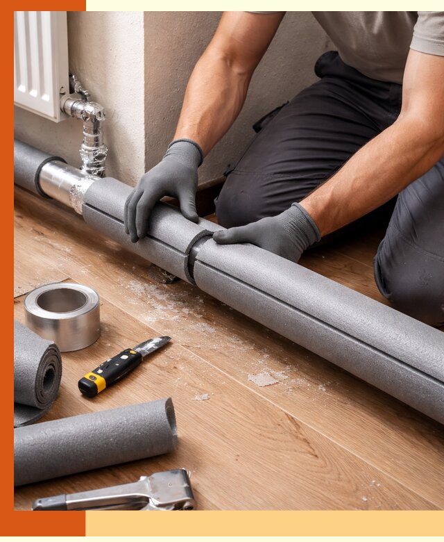 Утепление труб отопления в Донецке: теплоизоляция и защита сети