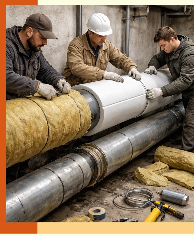 Утепление трубопровода в Донецке с гарантией энергоэффективности