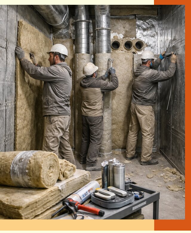 Утепление венткамеры в Донецке под ключ от 1587 руб. — профессионально | ТепломастерДнк