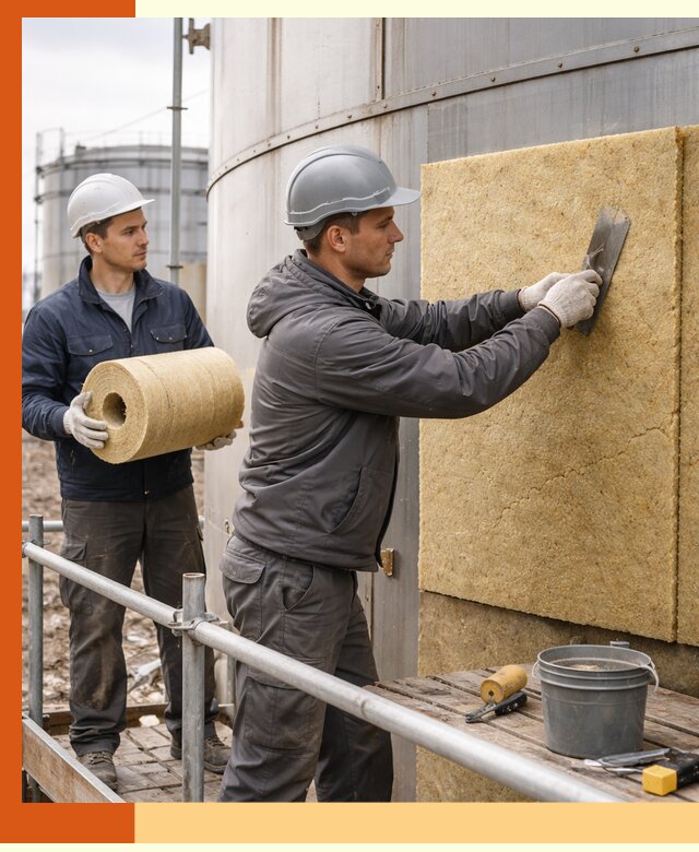 Профессиональное утепление резервуара и теплоизоляция в Донецке