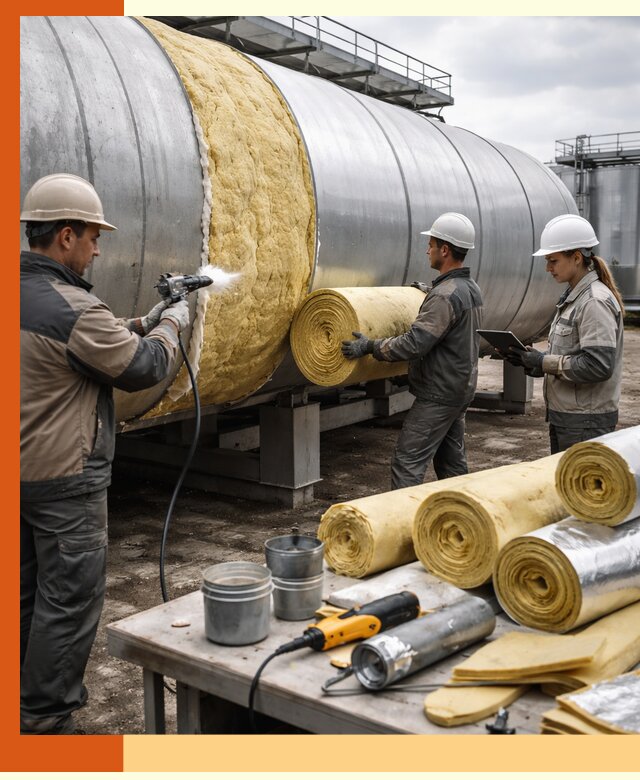 Утепление цистерны в Донецке — утеплители и монтаж под ключ